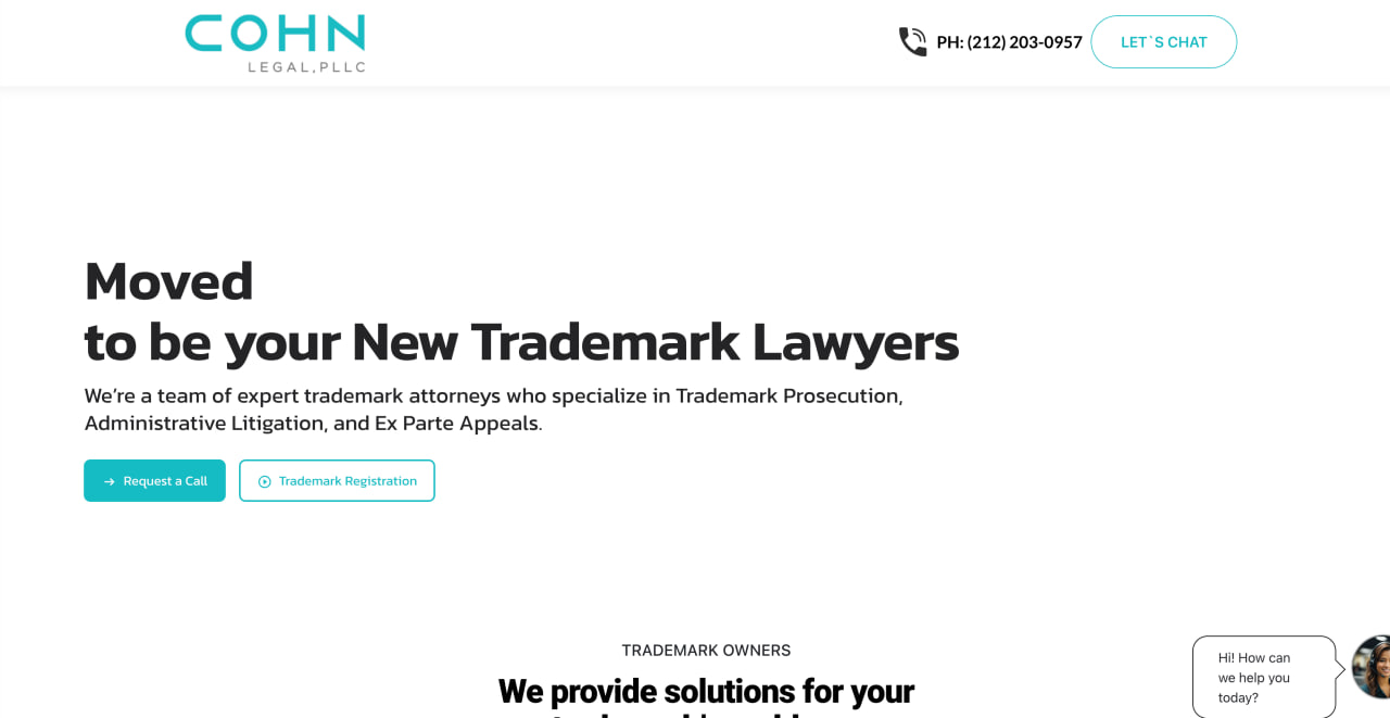 AI Trademark Support Platform for a Legal Company